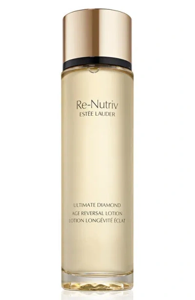 Estée Lauder Re-nutriv Ultimate Diamond Age Reversal Treatment Lotion Toner In Transparent