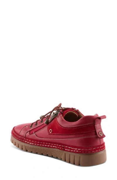 Spring Step Lauria Sneaker In Red