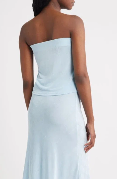 Bella Venice Skye Bandeau Top In Blue