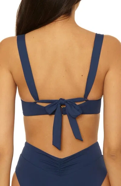 Becca Color Code Underwire Bikini Top In Blue