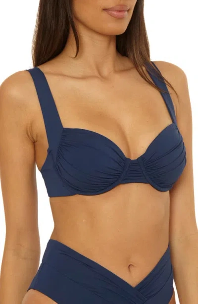 Becca Color Code Underwire Bikini Top In Blue