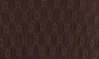 Bardot Adoni Floral Embroidered Mesh Slipdress In Brown