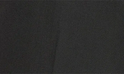 Sacai Front Pleats Wool Blend Shorts In Black