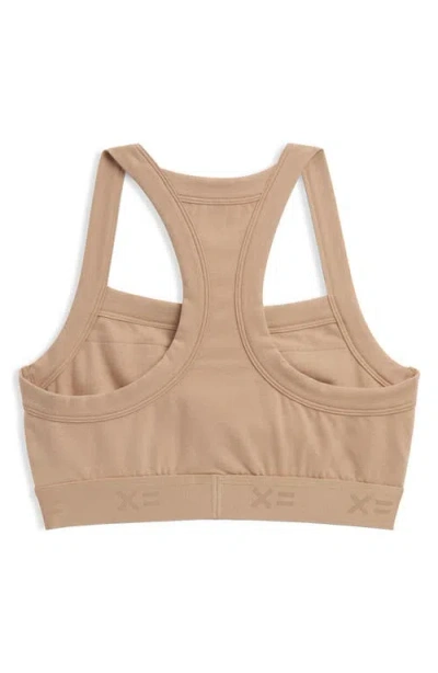 Tomboyx Scoop Soft Stretch Cotton Bralette In Brown