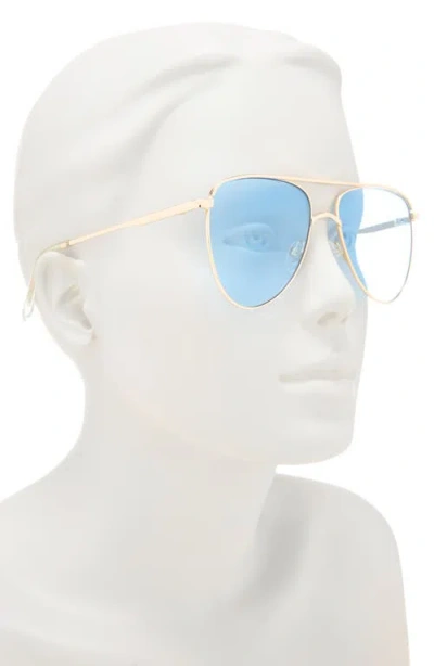 Le Specs The Duke 57mm Aviator Sunglasses In Gold