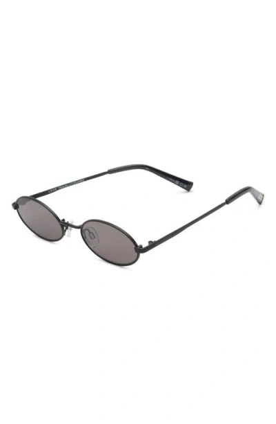Le Specs Love Train 51mm Oval Sunglasses In Black