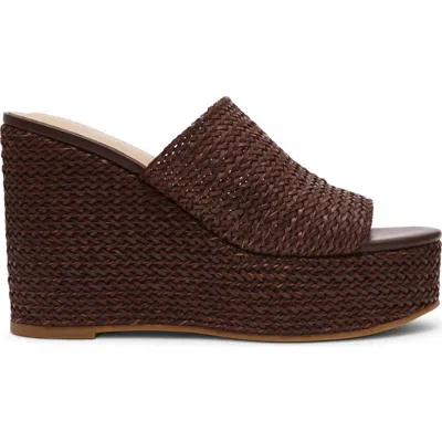 Steve Madden Women's Cassi Platform Wedge Slides In Multi