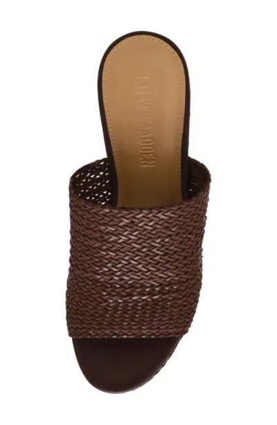 Steve Madden Women's Cassi Platform Wedge Slides In Multi