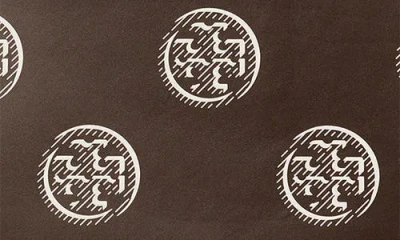 Tory Burch T Monogram Contrast Embossed Tote In Brown