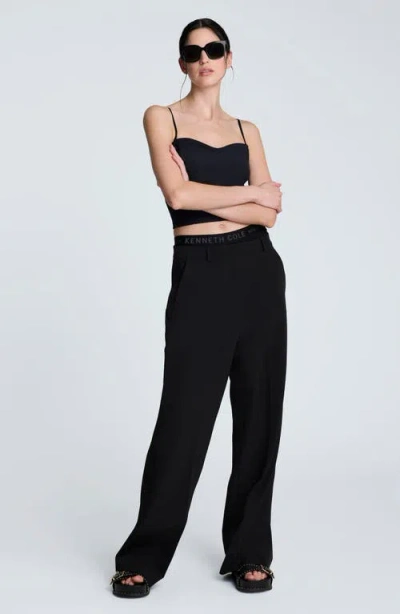 Kenneth Cole Pull On Welt Pocket Compression Legging Pant In Black