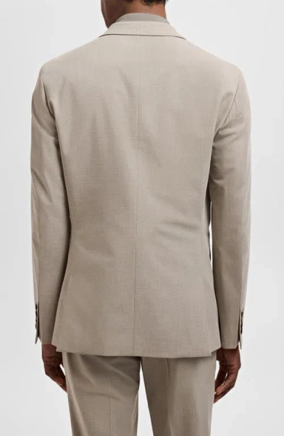 Mango Men's Stretch-fabric Super Slim-fit Suit Jacket In Neutral