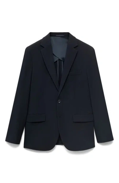Mango Men's Verner Slim-fit Cotton Blazer In Blue