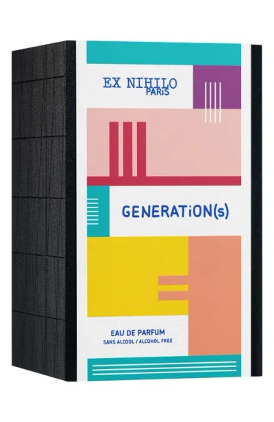 Ex Nihilo Generations Eau De Parfum In Transparent
