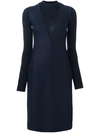 PAUL SMITH turtleneck layered effect dress,DRYCLEANONLY