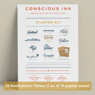 Conscious Ink Original  Starter Kit In White