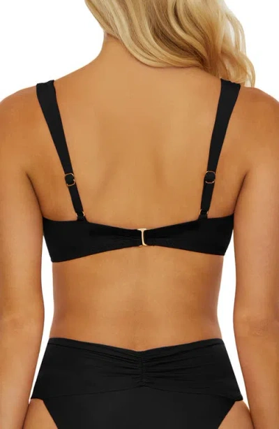 Isabella Rose Belmore U-wire Bikini Top In Black