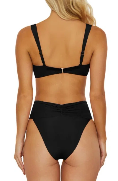 Isabella Rose Belmore U-wire Bikini Top In Black