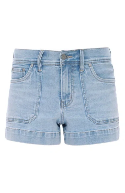 Bayeas Mid Rise Denim Shorts In Blue