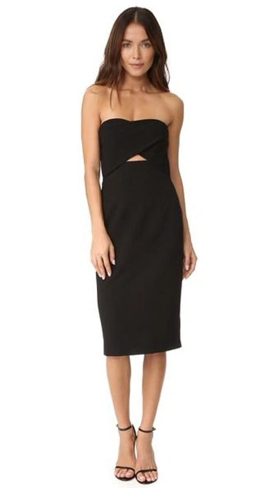 Shop Black Halo Jada Cutout Dress In Black