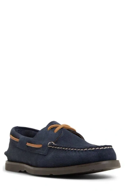 Sperry Men's Authentic Original 2-eye Ripple Boat Shoe In Blue