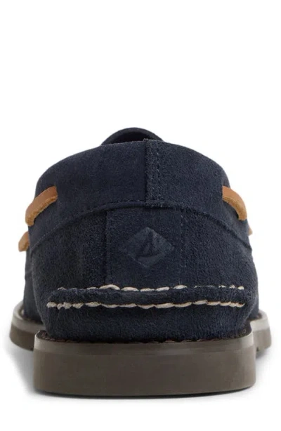 Sperry Men's Authentic Original 2-eye Ripple Boat Shoe In Blue