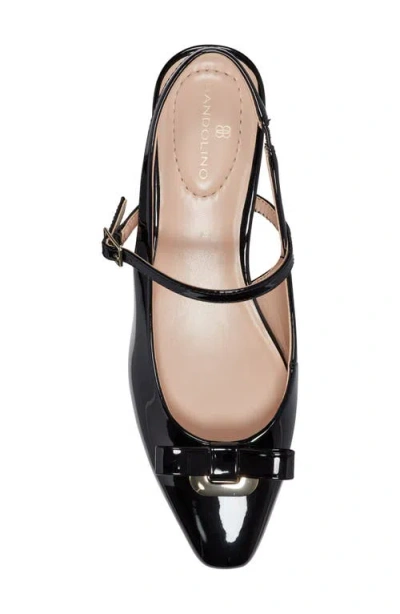 Bandolino Women's Adana Bow Slingback Block Heel Pumps In Black