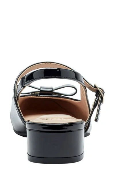 Bandolino Women's Adana Bow Slingback Block Heel Pumps In Black