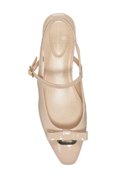 Bandolino Women's Adana Bow Slingback Block Heel Pumps In Neutral