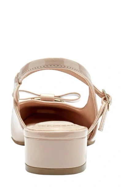 Bandolino Women's Adana Bow Slingback Block Heel Pumps In Neutral