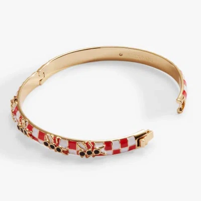 Alex And Ani Picnic Blanket Hinge Bangle With Ants In Multi