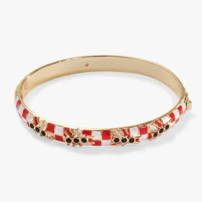 Alex And Ani Picnic Blanket Hinge Bangle With Ants In Multi