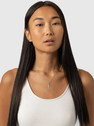 Saint And Sofia Saint + Sofia Lightning Necklace In Silver