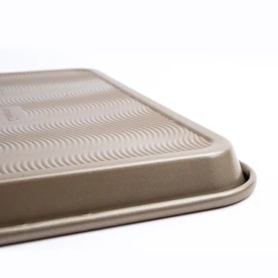 Cuisipro 17.5 X 11.75-inch Rectangular Steel Nonstick Baking Sheet Pan In Brown