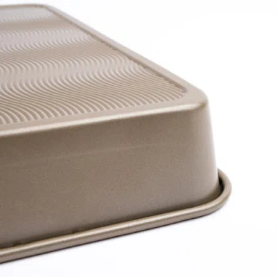 Cuisipro 13.5 X 9.5-inch Rectangular Steel Nonstick Roasting Pan In Brown