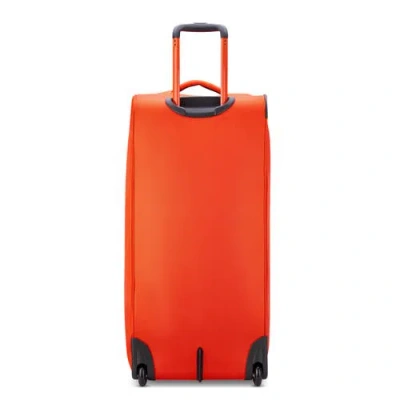 Jeep Js009d 31 Inch Two Wheel Rolling Travel Duffle Bag In Orange
