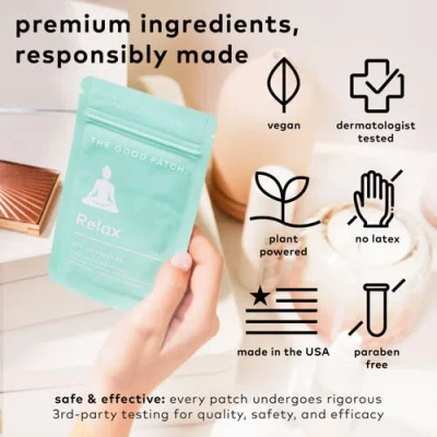The Good Patch Relax Wellness Patch In Transparent