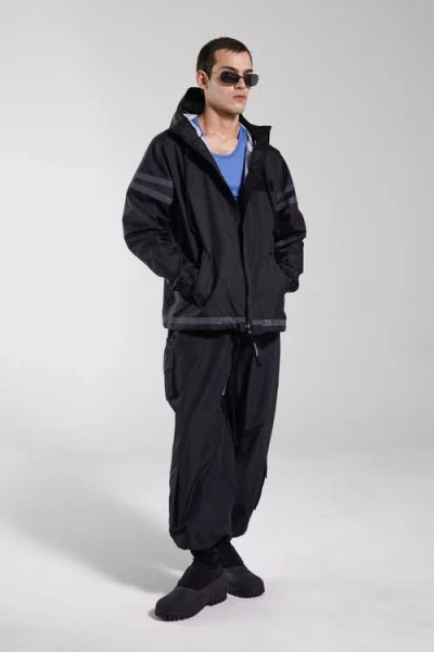 Stutterheim Forsa Full Zip Hooded Jacket In Black