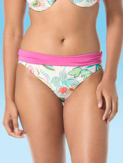 Coco Reef Solstice Bloom High Waist Reversible Bikini Bottom In Multi