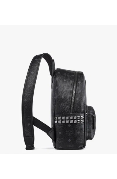 Mcm Stark Visetos Backpack In Black