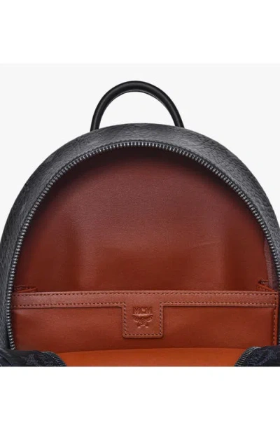 Mcm Stark Visetos Backpack In Black