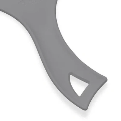 Zadro Xl Teardrop Handheld Mirror With Handle In Gray