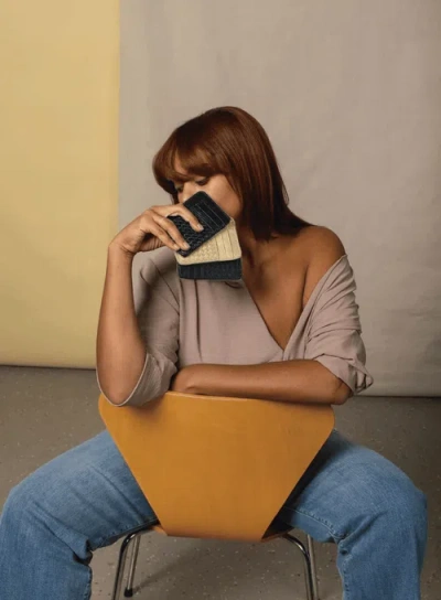 Deux Mains Slim Id Case In Black