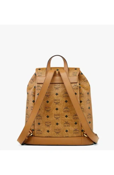 Mcm Straps Detail Hardware Pockets Handle In Brown