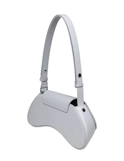 Diesel Play-crossbody Bag In Semi Gloss Leather In Gray