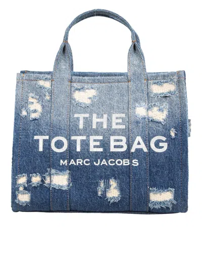 Marc Jacobs Jacquard Handbag In Blue