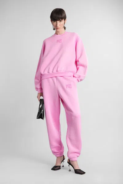 Alexander Wang Essential Terry Classic Sweatpant In Pink