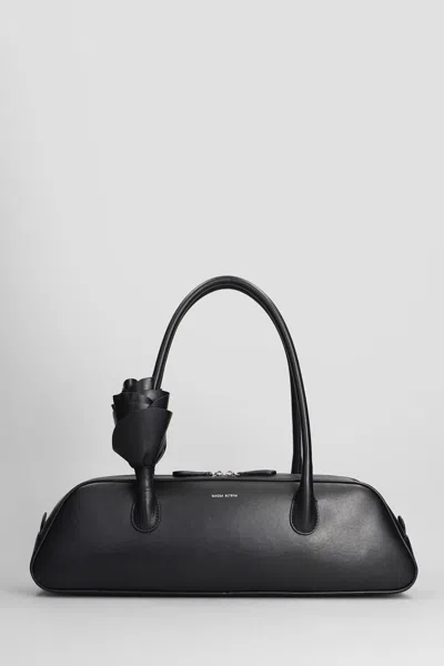 Magda Butrym Brigitte Hand Bag In Black Leather In Black