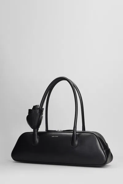 Magda Butrym Brigitte Hand Bag In Black Leather In Black