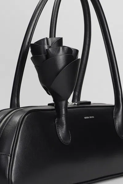 Magda Butrym Brigitte Hand Bag In Black Leather In Black