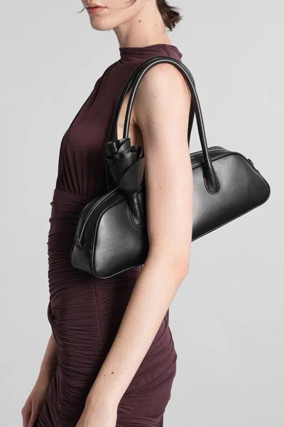 Magda Butrym Brigitte Hand Bag In Black Leather In Black